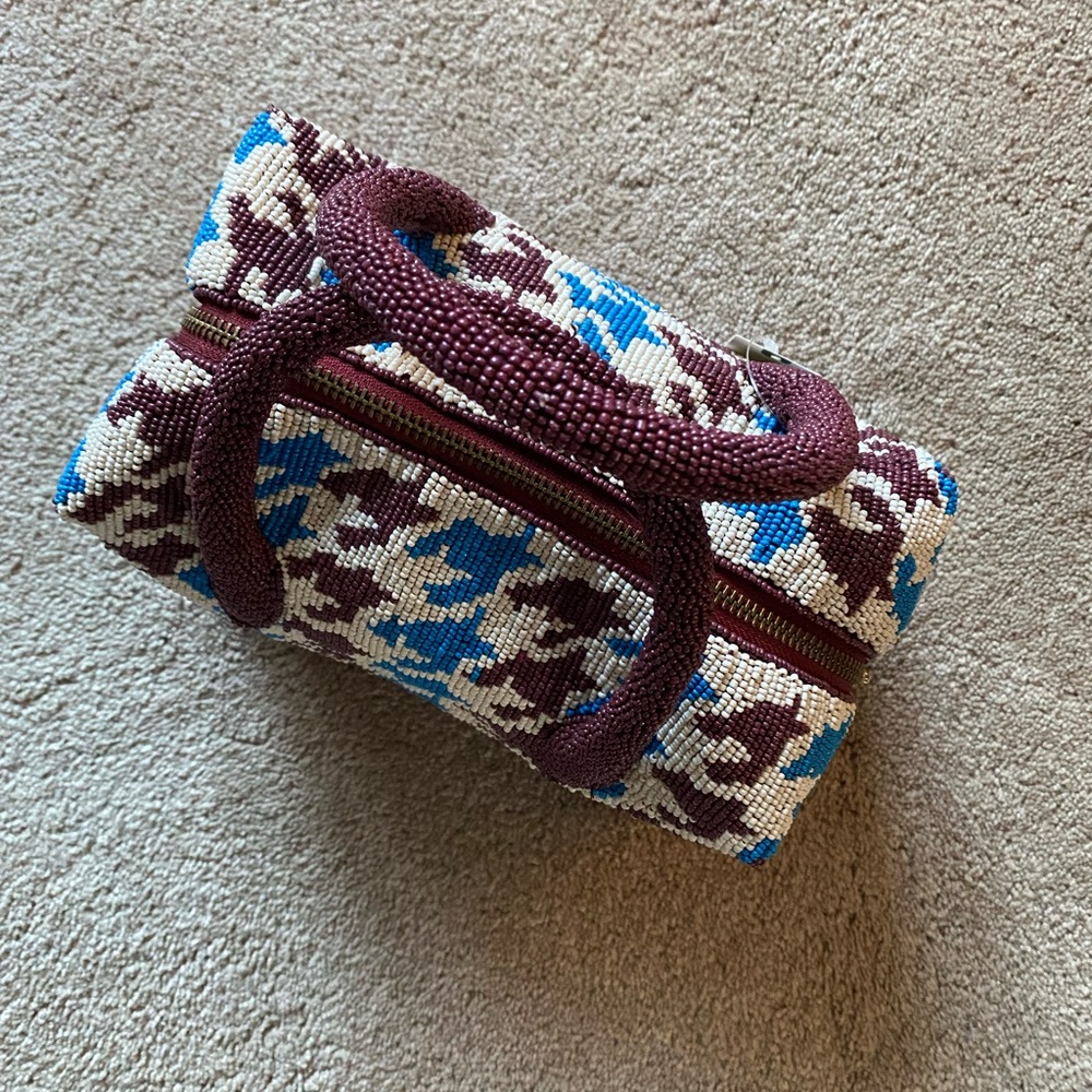 NEW! Anthropology beaded satchel/purse - Picture 2 of 10